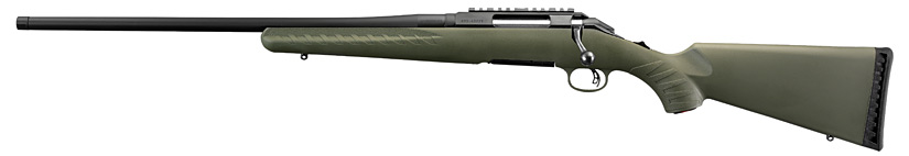RUGER American Predator 6.5 Creedmoor 22" 4rd Bolt Rifle w/ Threaded Barrel - Moss Green / Black